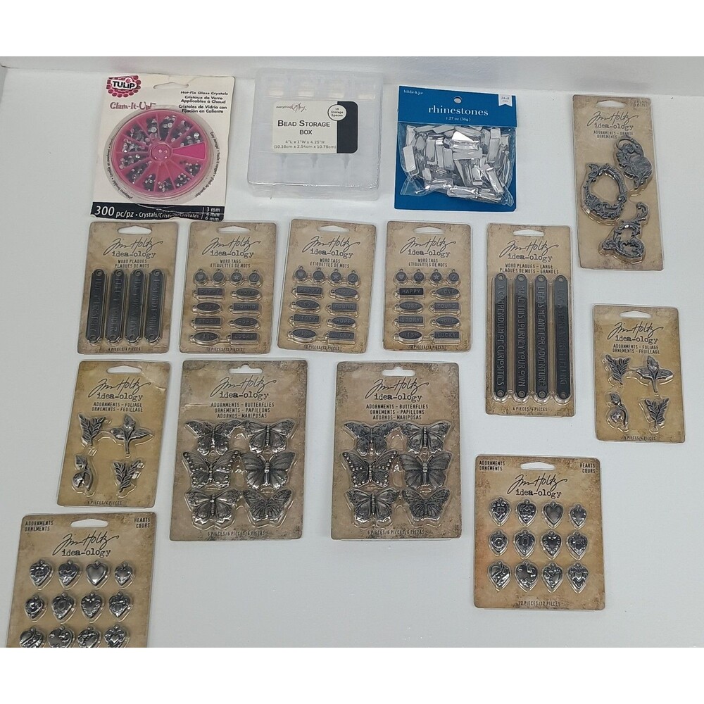 Tim Holtz Idea-ology Charm Craft Lot